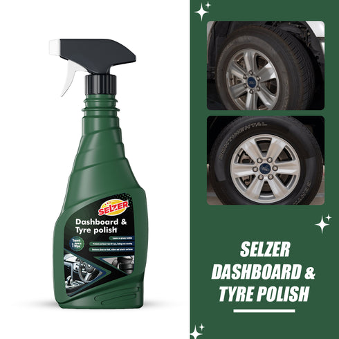 Selzer Dashboard & Tyre Polish for Instant Shines - 450ml